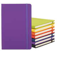 Carnet de notes scolaire personnalisé en cuir PU A4 A5 A6, mini journal intime Kawaii, cadeau avec reliure agrafée