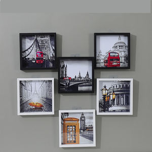 1 marco de <span class=keywords><strong>fotos</strong></span> de madera compuesto Impresión de Londres marco de <span class=keywords><strong>fotos</strong></span> decorativo fondo de sala de estar conjunto de combinación de pared marco de <span class=keywords><strong>fotos</strong></span> - Product Image 6