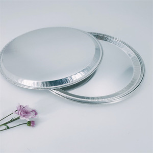 Plaques de cuisson en aluminium pour <span class=keywords><strong>pizza</strong></span> de 30, 40, 50 cm, moules de cuisson pour distributeurs automatiques, plaques à insérer dans le four domestique, vente en gros, offre spéciale - Product Image 5