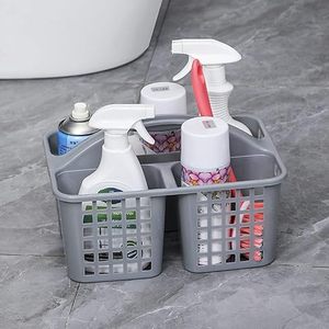 Cleaning Caddy <b>Basket</b> <b>Plastic</b> Storage Shower Caddy Bucket with Handle Tool Storage <b>Basket</b> - Product Image 4