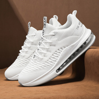 Chaussures de course légères pour hommes, chaussures de sport en mesh, baskets à coussin d'air pour hommes, chaussures de marche en plein air, chaussures athlétiques