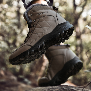 Scarpe da Trekking Invernali Calde e Morbide per Esterni Robuste Scarpe da Montagna da Uomo Modello Ridge Mid - Product Image 4