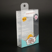 Belle boîte transparente en plastique PET, pièces, impression personnalisée, colorée