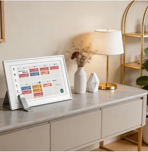 Cadre photo numérique LCD tactile 15,6 pouces, <span class=keywords><strong>calendrier</strong></span> numérique, planificateur familial, mémoire 32 Go, lecture Wi-Fi, tableaux d'horaires des tâches ménagères - Product Image 5