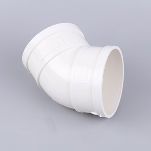 Manufacturer <strong>Prices</strong> PVC <strong>Pipe</strong> Fitting for <strong>Water</strong> Supply 45 Degree Elbow High Quality <strong>UPVC</strong> <strong>Pipe</strong> Fitting - Product Image 4