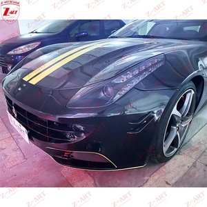 Z-ART FF Splitter avant en fibre de carbone sèche pour Ferrari FF, lèvre de pare-chocs avant en fibre de carbone préimprégnée pour FF - Product Image 2