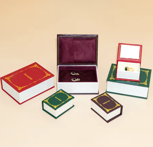 Wholesale Book Shape Magnetic Jewelry <b>Box</b> Retro Flip Ring Earrings Necklaces Velvet Lined Jewelry <b>Storage</b> Packaging Gift <b>Box</b> - Product Image 4