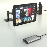 Carcasa para Disco Duro de Estado Sólido USB 4.0 de 40 Gbps sin Herramientas para M.2 NVMe 2280 2260 2242 2230 M2 a Tipo C