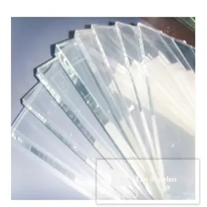 زجاج احترافي يقدم للحمامات من دون إطار 10 مم زجاج أبيض فائق الشفافية منخفض الحديد