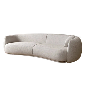 Foshan fabbrica soggiorno divano tavolo e sedie fornitura tessuto bianco divano sezionale personalizzato - Product Image 2