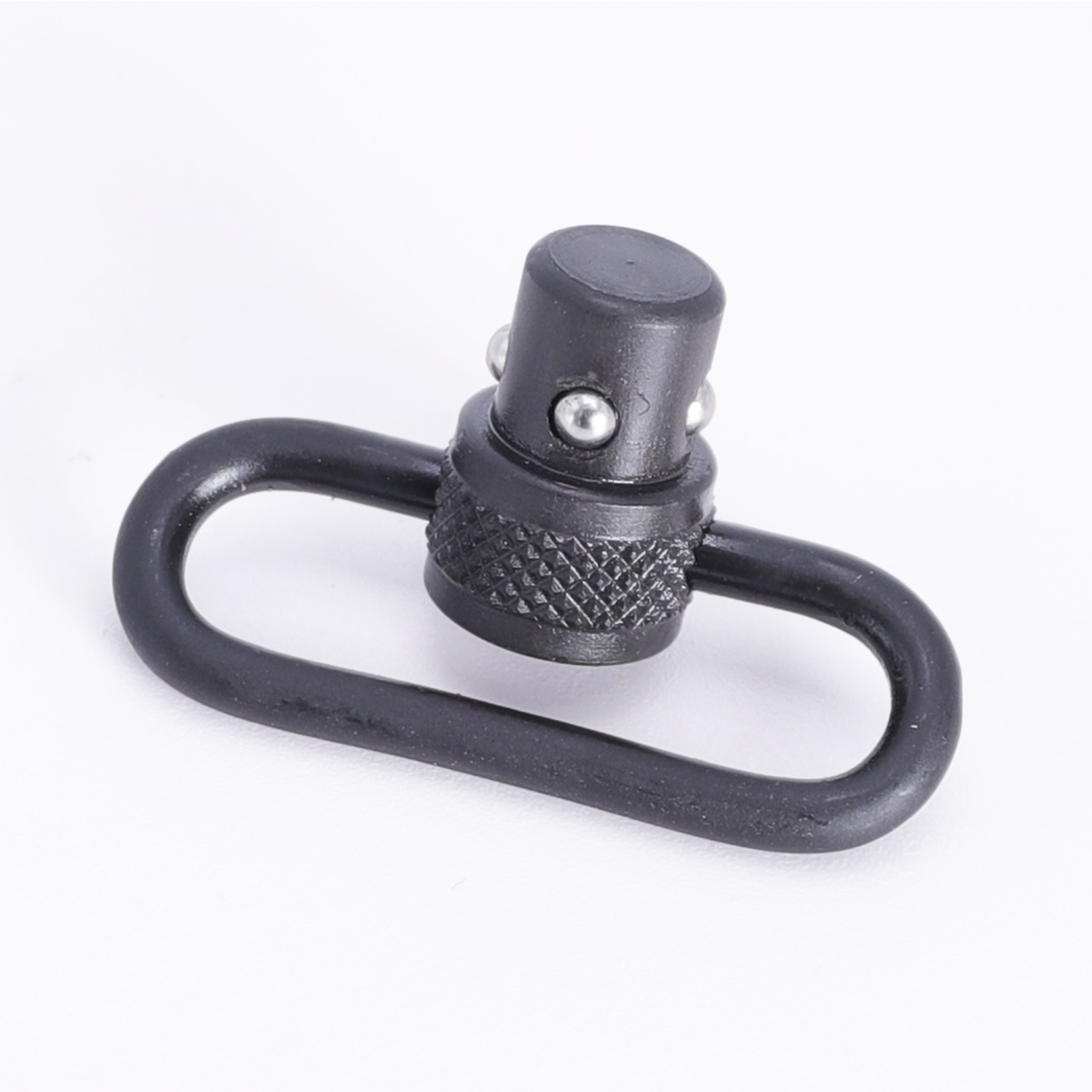 Aplus 1.25 Inch Phosphating grey Quick Release Detachable Sling Swivel with QD Push Button for rifle sling