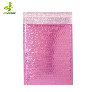 JIACHENG Bán Buôn Oem Màu Tùy Chỉnh 9X12 Hoa Hồng Đỏ Holographic Độc Đáo Bong Bóng Bưu Phẩm Gửi Thư Độn Phong Bì Túi - Product Image 4