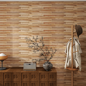 Paneles de Pared Ranurados de Madera 3D KASARO, Paneles Decorativos Sólidos para Pared, Diseño Interior Moderno para Sala de Estar y Decoración del Hogar - Product Image 6