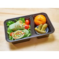 BPA-freie Meal-Prep-Behälter, luftdicht, wiederverwendbar, mit Fächern, Kunststoff-Lebensmittelbehälter, mikrowellen-, spülmaschinen- und gefriergeeignet