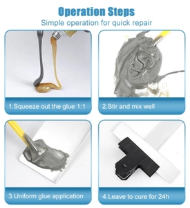 Colle de réparation de coulée AB Colle de résistance au métal Agent de réparation industriel Gel de soudage Résistance à la chaleur Colle de pâte de réparation de <span class=keywords><strong>soudure</strong></span> à <span class=keywords><strong>froid</strong></span> - Product Image 6