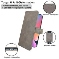 Casing Lipat Kulit Sintetis Multiwarna dengan Kantong Uang & Perlindungan Penuh dari Jatuh untuk iPhone 17 Pro Max