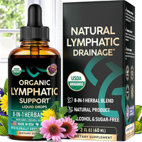 Vente en gros OEM Goutte lymphatique organique Gouttes de soutien lymphatique Supplément de nettoyage lymphatique pour le soutien immunitaire Liquide de désintoxication lymphatique