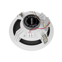Haut-parleur de plafond XIDLY de haute qualité, mini, 100V, 5W/10W, 6 pouces, double cône en papier, pour système de sonorisation