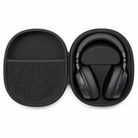 Étui noir en EVA pour casque supra-auriculaire avec fermeture éclair, coque rigide antichoc, étanche, grande capacité de rangement et de transport pour le gaming