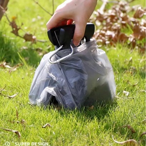 Dispensador de Bolsas para Excremento de Perro, Portátil y Duradero, de Plástico y Silicona, Ecológico, Moderno, sin Perfume - Product Image 2
