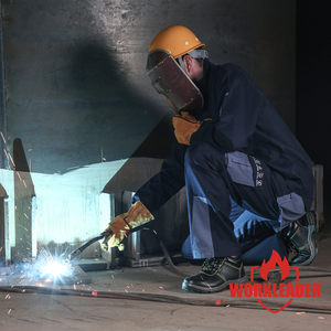 <span class=keywords><strong>Traje</strong></span> <span class=keywords><strong>de</strong></span> Seguridad <span class=keywords><strong>de</strong></span> Nivel B con Protección Contra Arco Eléctrico, Antiestático e Ignífugo, EN 11612 EN 1149 IEC 61482, para Soldadura, Fundición y Trabajadores Petroleros - Product Image 5