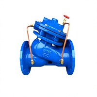Vanne de commande hydraulique JD745X - Vanne de pompe à eau multifonctionnelle en fonte sphéroïdale, vanne de retenue à fermeture lente