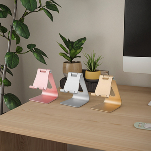 Lazy Phone Holder - Aluminum Alloy Desk Mount with Stand