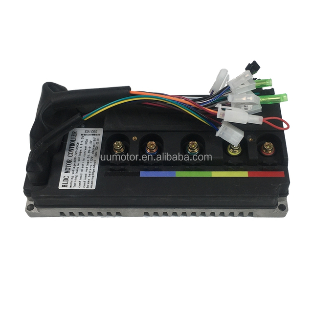 M 60-72v 3500w FOC Sine Wave 80A Phase Current 130A Brushless Dc Electric Scooter Motor Controller