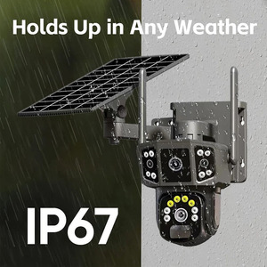 6.0MP Built-in Battery V380pro Outdoor <strong>CCTV</strong> <strong>Wireless</strong> Solar Powered 4G Wifi IP Camera - Product Image 2