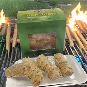 <b>Paraffin</b> Firelighter BBQ Charcoal Igniters Wood Wool Burners Fire Starters Barbecue Natural Eco Wooden Firelighters Custom Logo - Product Image 2