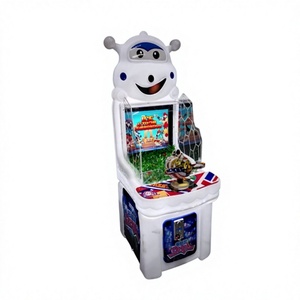 Máquina de Juego Arcade de Disparos de Agua con Cara Sonriente para 1 Jugador, Simulador Comercial de Disparos de Agua para Niños que Funciona con Monedas - Product Image 1