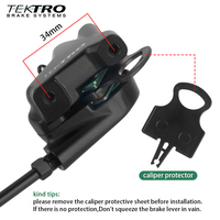 TEKTRO Barre plate HD-R280 frein à disque hydraulique pour vélo de route FM Support plat 1900mm presse à huile pour vélo de route BR-UR300