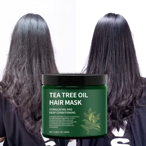 Groothandel Natuurlijke Ruwe Arganolie Haarmasker Behandeling Virgin Keratine Masker Tea Tree Etherische Olie Conditioner Haar Masker Voor Vrouwen