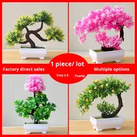 Plante artificielle en pot petit arbre fausse verdure pot en plastique maison bureau décoration de mariage écologique longue durée floral