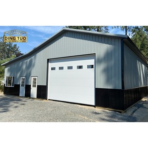 Giá thấp cường độ cao Kết Cấu Thép Nhẹ nhà để xe lưu trữ nhà kho carport khung kim loại cầm tay bền thiết kế miễn phí - Product Image 6