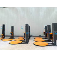 Machine d'emballage de palettes pour la logistique de la chaîne du froid, avec coque métallique résistante à la corrosion et sortie stable