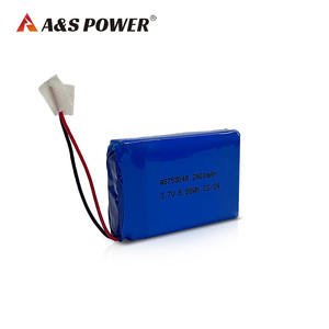 UL2054 553640 แบตเตอรี่ลิเธียมโพลิเมอร์แบบชาร์จไฟได้ 3.7V 850mAh แบตเตอรี่ Lipo สำหรับการติดตาม GPS - Product Image 3