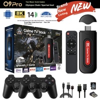 Nouvelle Console de Jeu TV Immersive Q9 Pro 2025 2 Go+16 Go Amlogic S905Y2 4K/8K HDR Double Bande Wi-Fi 2.4G Manette Sans Fil 2.4G UE
