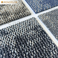 Rouleau de carrelage de chambre à coucher d'hôtel de luxe de haute qualité tapis de sol tissé à touffe rouge revêtement mur à mur souple tapis tufté d'hôtel à vendre