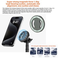Support de téléphone de camion magnétique à bille en aluminium de 1 pouce Support de téléphone de remplacement rotatif pour chargeur de RAM Support de téléphone de voiture facile