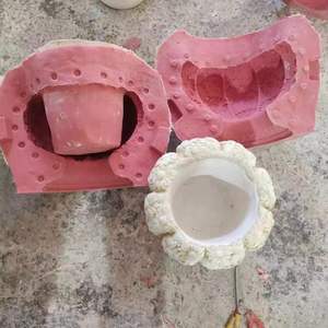 Molde para Macetas de Flores de Fibra de Vidrio y Silicona de Alta Calidad, Duradero, Reutilizable, Diseño Moderno para Decoración del Hogar y Jardín - Product Image 2