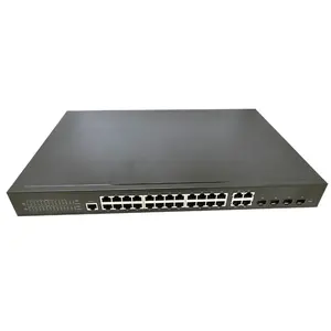Factory Price Layer 2 Managed Switches 24 gigabit Ports Sfp L2 PoE Management Ethernet Fiber Switch