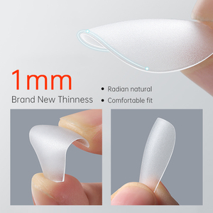 <span class=keywords><strong>Precio</strong></span> al por mayor puntas de <span class=keywords><strong>gel</strong></span> suave para uñas Material acrílico medio cuadrado Stiletto uñas artificiales 240 unids/caja - Product Image 3