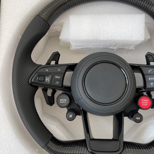 <span class=keywords><strong>Volante</strong></span> de Fibra de Carbono Personalizado Compatible con Audi A1 A3 <span class=keywords><strong>A4</strong></span> A5 A6 A7 RS R8 RS3 C7 Q5 Q7 S3 8V B8 B9 S4 Q3 Q8 TT - Product Image 2
