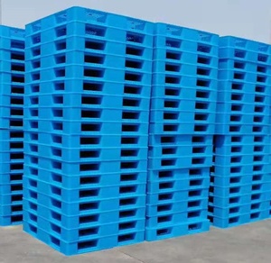 Blue, Can Be Customized 1600*1600*150mm <strong>Plastic</strong> <strong>Pallet</strong> Large Stackable Reversible <strong>Plastic</strong> <strong>Pallet</strong> for Sale - Product Image 5