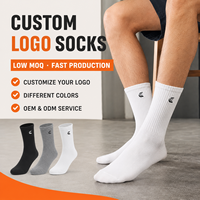Chaussettes de sport économiques avec logo graphique personnalisé, plusieurs tailles, couleurs personnalisées pour la course à pied, la marche, le tennis, le basketball