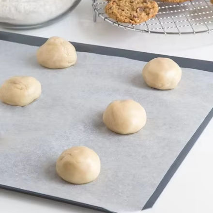 Baking Paper Sheets Grease Proof Silicone Coated for Sandwich Bread Pizza Food Double Side Use Offset Printing Compatible