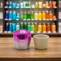 Bouchon à vis en plastique épais et lisse de 28 mm à tête large pour bouteilles et bocaux en verre, facile à ouvrir, anti-fuite et écologique pour lotions et crèmes