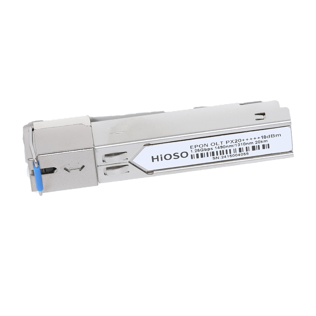 HiOSO EPON SFP moudules px20+++++ 10db with other brands OLT pon modules compatible for Huawei for ZTE