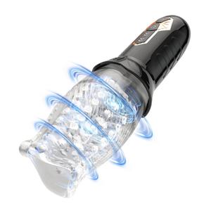 Copa <span class=keywords><strong>de</strong></span> masturbación giratoria para hombres, juguete sexual masculino, masturbador <span class=keywords><strong>de</strong></span> succión, coño <span class=keywords><strong>de</strong></span> bolsillo - Product Image 1